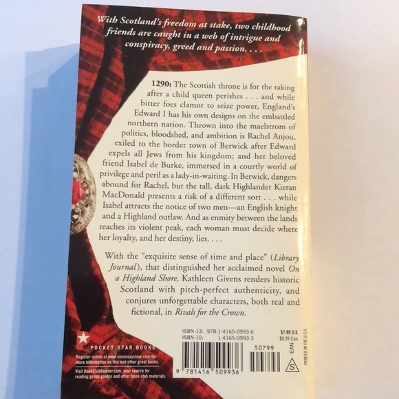 ⭐️5 for $15⭐️ Rivals for the Crown by Kathleen Givens | Book - Picture 2 of 2